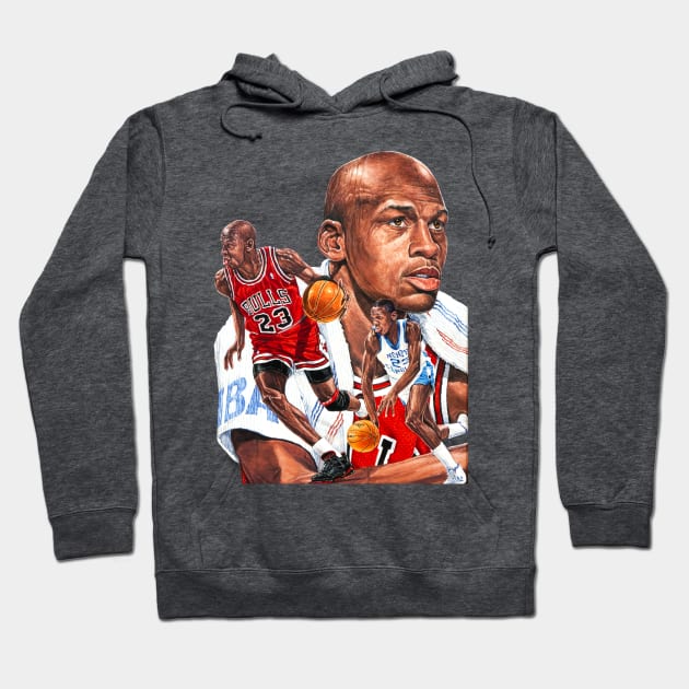 art michael jordan Hoodie by iritaliashemat